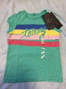 ●○ 新品 TOMMY HILFIGER トミー ヒルフィガー Tシャツ 3T グリーン(緑) ○●