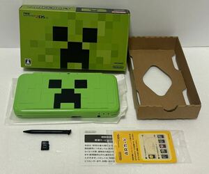 [1円〜] 美品　New ニンテンドー2DS LL マインクラフト クリーパーエディション　