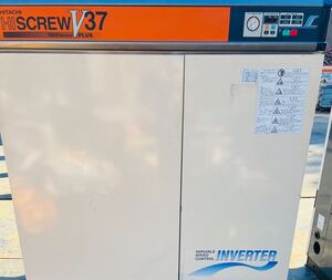 中古機械　HITACHI スクリューコンプレッサー 