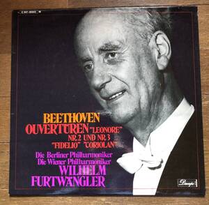 LP-Dec / 独・ELECTROLA_DACAPO / Furtwangler・Berliner & Wiener Philharmoniker / BEETHOVEN_Ouverture Leonore Nr.2 etc 