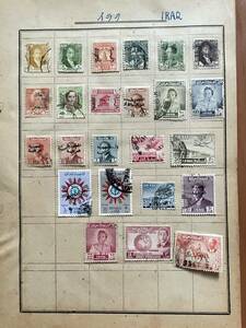 ④21 コレクター出品 イラク イラン トルコ アフガニスタン 1951年 サウジアラビア 昭和 ヴィンテージ 大量 外国切手 記念切手