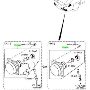 ★超希少 未使用 純正 マツダ フロント フォグランプ ロードスター NB6C NB8C MX-5 MPV アテンザ Miata MAZDA Front Fog Light NB Roadster