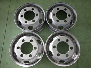 17.5×6.00 PCD:222.25 6穴 +115 TOPY JIS DM3M 中古 4本セット スチールホイール【店頭受け取り可】