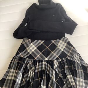 ★BURBERRY BLUE LABEL★ チェック柄ミニスカート 38 