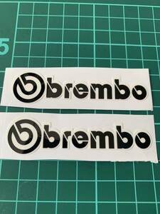 brembo ブレンボステッカー黒