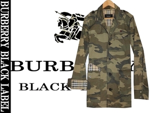 BURBERRY BLACK LABEL　迷彩柄ミリタリージャケット　サイズM