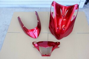 スズキ アドレスV125/G K5～K7 CF46A 外装 カウル セット赤 ワインレッド 3点セット 塗装済　社外