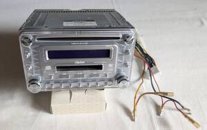 送料無料　動作確認済み Clarion DMB165 クラリオン 本体 ＋ 配線 ホンダ バモス CD MD AUX TUNER / 2DIN オーディオ デッキ プレーヤー