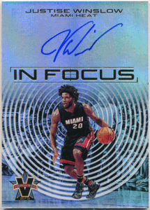 ☆ Justise Winslow NBA 2017-18 Panini Vanguard In Focus Signature Auto 99枚限定 直筆サイン オート ジャスティス・ウィンズロー