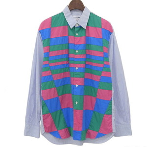 コムデギャルソンシャツ COMME des GARCONS SHIRT コットン シャツ メンズ マルチカラー sizeXS S23024 [Y03344]