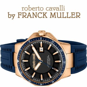 フランクミュラー＆ロベルトカヴァリWネーム100m防水 【roberto cavalli BY FRANCK MULLER】腕時計スイス製 本物 新品 未使用