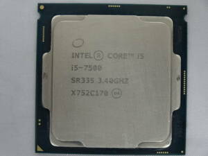 ★Intel / CPU Core i5-7500 3.40GHz 起動確認済！★①