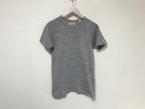 本物ハリウッドランチマーケットHOLLYWOODRANCHMARKETコットン無地半袖Tシャツメンズミリタリーアメカジサーフ3グレー日本製インナーL