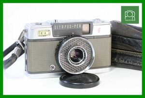 【同梱歓迎】実用■オリンパス OLYMPUS PEN-EE■赤ベロ・絞り完動■ケース付き■DDD509