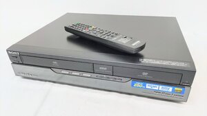 T2914 動作品 SONY ソニー RDZ-D60V VHS一体型DVDレコーダー リモコン/B-CASカード付き 地デジ対応 ビデオ デッキ HDD レコーダー 録画