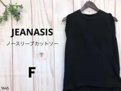 ジェネシス ノースリーブカットソー 無地 ベーシック 大人可愛い キレイめ F