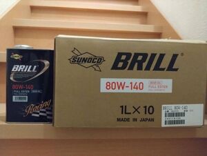 SUNOCO スノコ BRILL GEAR ブリル ギア 80w-140 1L 10缶 1ケース 国内正規品 ギアオイル