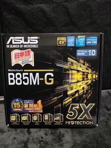 使用数回 ASUS B85M-G MicroATX マザーボード メモリ16G付 LGA1150 ストック 完動品 保証あり