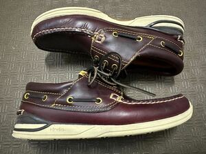 13ss visvim AMERICANA DECK-FOLK BURGUNDY US9