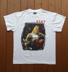 SALE ¥1スタ オークション ニルヴァーナ アンプラグド Tシャツ サイズ L NIRVANA RED HOT CILLI PEPPERS SONIC YOUTH RAGE