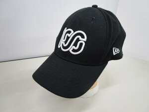 1419FMZ◎NEW ERA ニューエラ キャップ 9FIFTY ONEHUNDRED ATHLETIC ワンハンドレッドアスレチック 100 帽子 ブラック◎中古