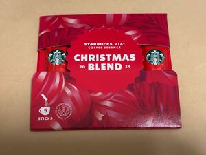 ★未開封★ STARBUCKS VIA クリスマスブレンド　5本入り　スターバックスヴィア