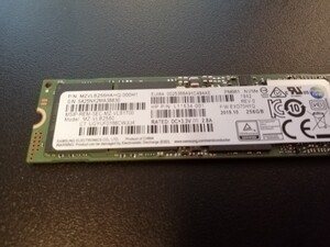 SAMSUNG　M.2 SSD 256GB 正常品　 MZ-VLB2560