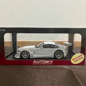 autoart 1/18 bmw z4 coupe race car クーペ　白