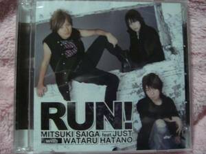 【豪華盤】RUN! 斎賀みつき feat.JUST with 羽多野渉 CD + DVD