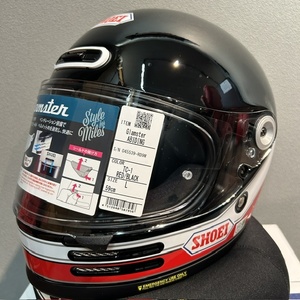 新品未使用　SHOEI　Glamster ABIDING　TC-1 　RED　BLACK　Ｌサイズ　フルフェイス　ヘルメット　バイク　グラムスター アバイディング　9