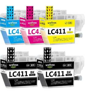 LC411 LC411-4PK ブラザー 用 インク LC411 互換インク 