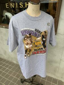 ★デッドストック★NBA★FINALS★2001★LAKERS★KOBE BRYANT★SIXERS★ALLEN IVERSON★コービー★アイバーソン★Tシャツ★バスケ★