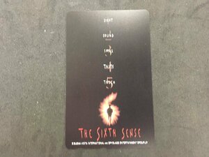 テレホンカード テレカ 50度数 The Sixth Sense シックス・センス 未使用