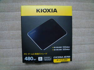 ◆新品未開封　EXCERIA XS700 SSD-PK480U3-BA [ブラック]容量480GB・外付けSSD