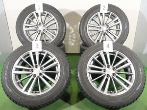 4本 スバル 純正 17インチ 7J +48 5H PCD 100 スタッドレス ブリヂストン 225/60R17 タイヤおまけ フォレスター SJ XV GT アウトバック BR