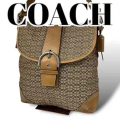 COACH ショルダーバッグ　肩掛け　6377 レザー　シグネチャー