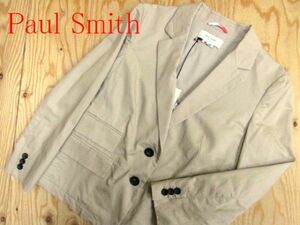 タグ付き未使用★ポールスミス PoulSmith★レディース テーラードデザイン リネン混 コットンジャケット★R60128038A