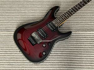 美品 シェクター SCHECTER / DAMIEN ELITE-6 FR ダミアンエリート AD-DM-EL-FR CRED Floyd Rose