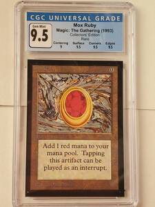 ●MTG●金枠● CE Mox Ruby(英語 CGC 9.5 GEM MINT)