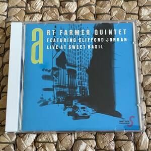 【レア 見本品】アート・ファーマー・クインテット ART FARMER QUINTET FEATURING CLIFFORD JORDAN LIVE AT SWEET BASIL ライヴ