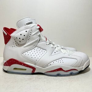 26cm AIR JORDAN 6 RETRO CT8529-162 エア ジョーダン 6 レトロ ホワイト/レッド メンズ スニーカー ZE 114630