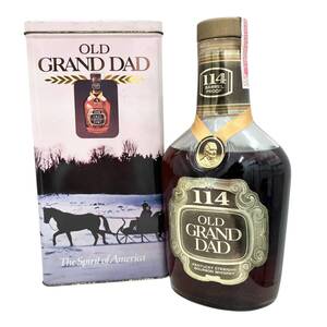 未開栓 OLD GRAND DAD 114 LOT NO.13 オールドグランダッド バーボンウイスキー 750ml 57％