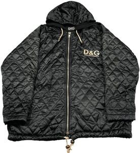 ss92 ドルチェアンドガッバーナ D&G ジャケット フーディ キルティング 古着 ストリート ハイブランド CBOY Y2K フード付き