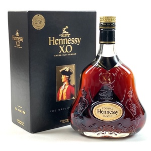 ヘネシー Hennessy XO 金キャップ クリアボトル 700ml ブランデー コニャック 【古酒】