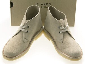 新品/CLARKS/クラークス オリジナルズ/DESERT BOOTS/ウィメンズ デザートブーツ/ベージュ/SAND SUEDE/サンド/スエード/26155525/22.5cm