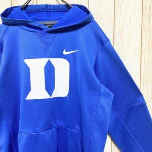 NIKE ナイキ Duke University デューク大学 カレッジ プリント スウェット パーカー S USA古着 アメリカ古着