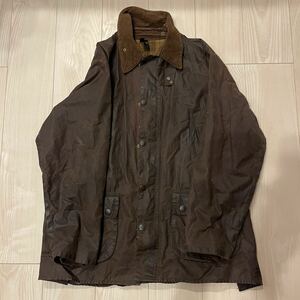 Barbour バブアー オイルドジャケット 90s BEDALE ビデイル オイルドコットン 茶色 BEAUFORT