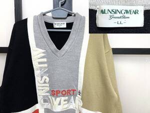 マンシングウェア グランドスラム ウール ニット / MUNSINGWEAR GRANDSLAM セーター ゴルフウエア