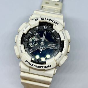 W63 CASIO カシオ G-SHOCK Gショック GA-110GW 腕時計 未稼働 ウォーターレジスタント ステンレススチール ホワイト