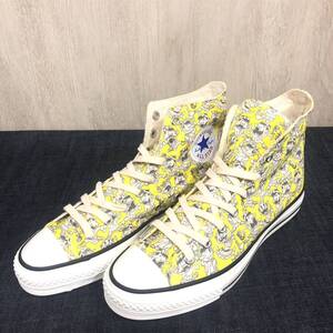 タグ付き★【CONVERSE 】コンバース ★ハイカットスニーカー オールスター 27cm イエロー 天才バカボン2007 ALL STAR RETRO T-BAKABON 09